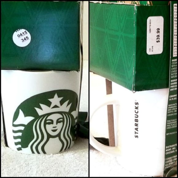 ๐๏ธ Starbucks 14oz Siren Logo Mug Gift Set - Picture 4 of 4